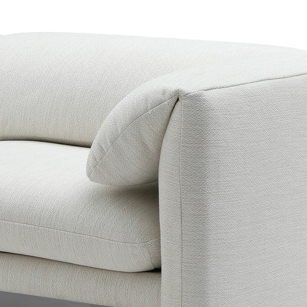 ZADIE 3 Seater Sofa - Warm White – Modern Furniture