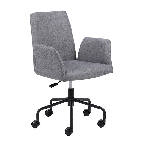 ISLA Office Chair - Light Grey & Black – Modern Furniture